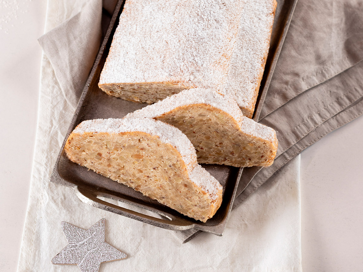 Unser neuer Mandelstollen