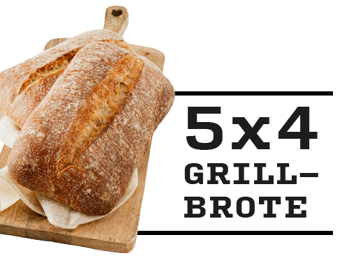 Gewinne 5x4 Grillbrote