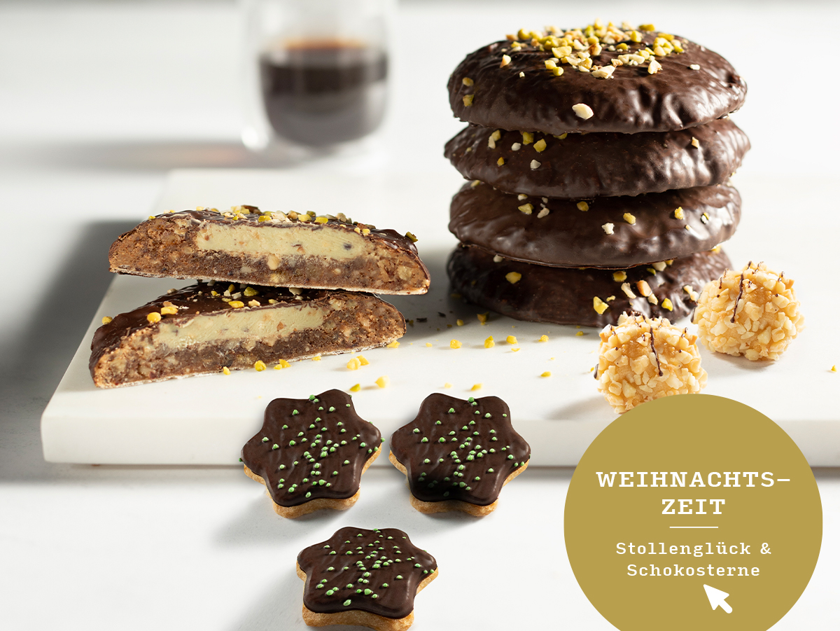 Die neuen Newcomer: Pistazien-Lebkuchen, Spekulatius-Kugeln und veganen Schokosterne